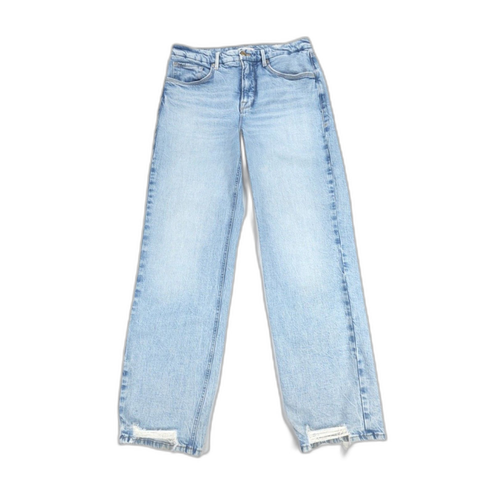 GOOD AMERICAN Good 90's Straight Jeans Indigo349 Y2k Baddie Downtown Girl Urban